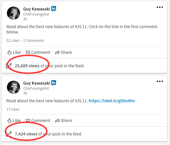 viral linkedin post in comment