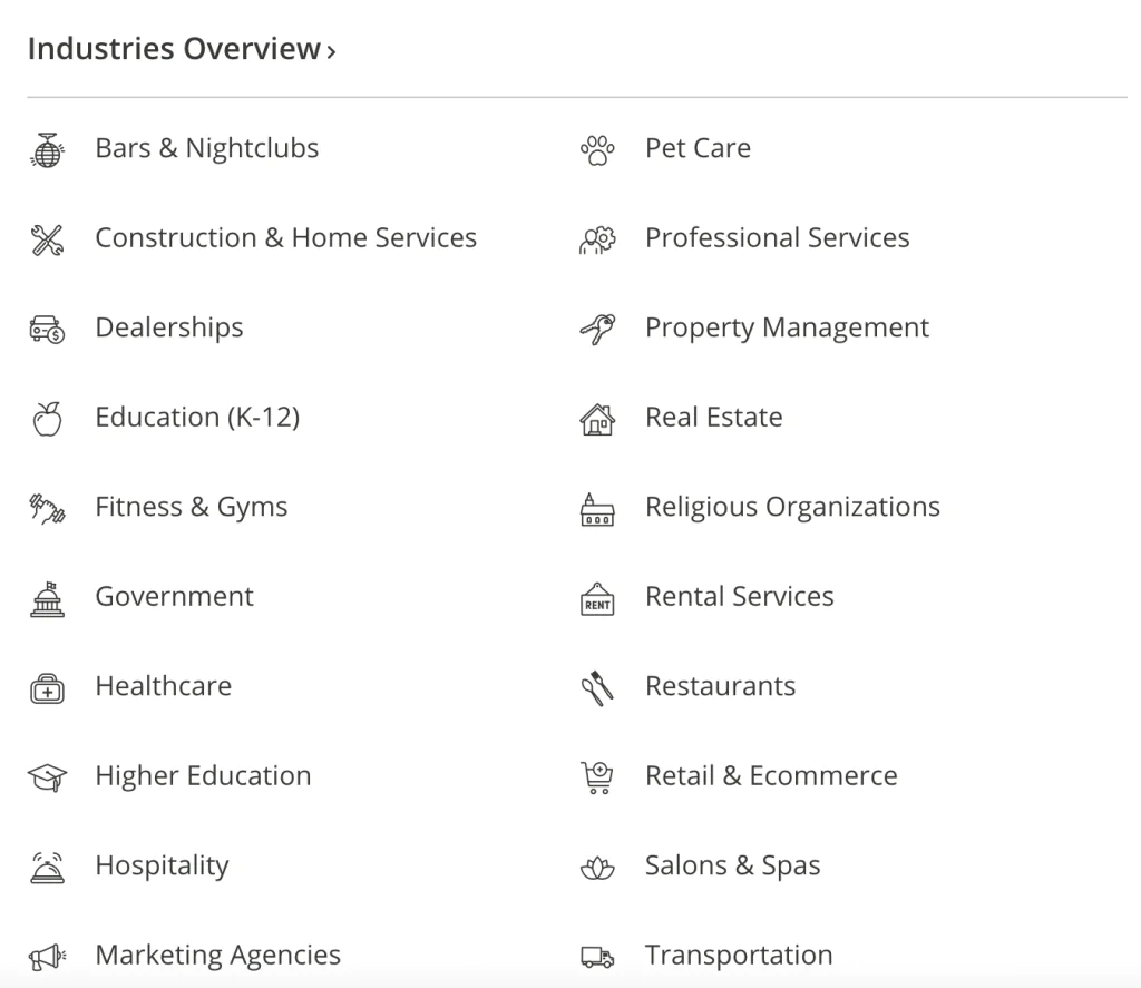 ez texting platform industry example